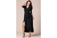 Kiyonna Women's Veronica Ruffle Evening Gown