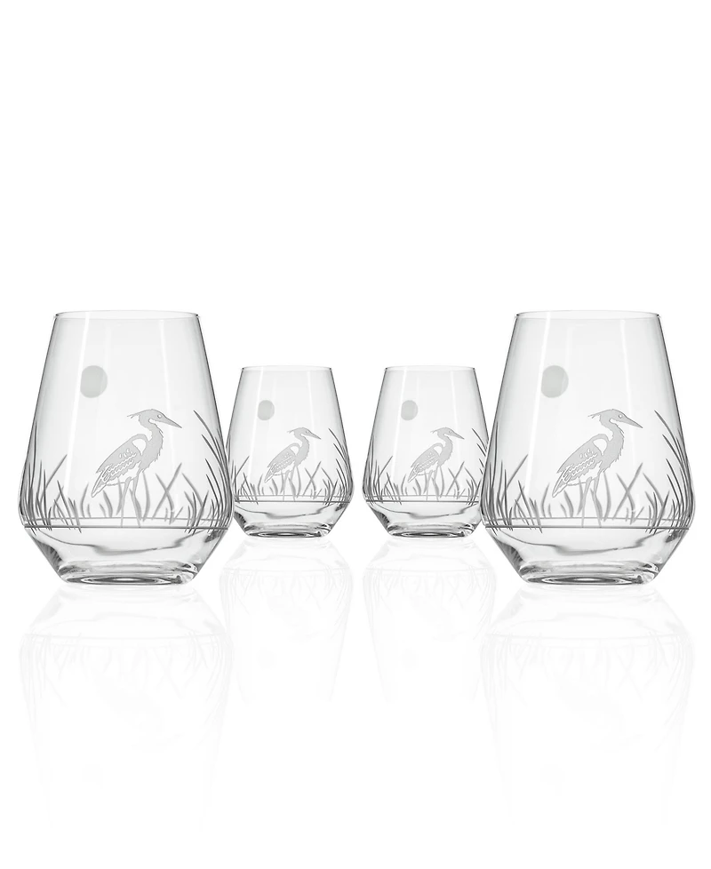 Rolf Glass Heron Stemless Wine Tumbler 18oz