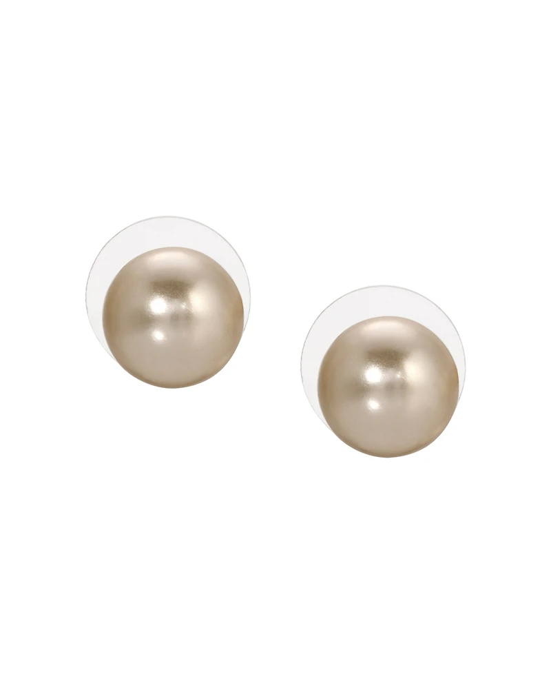 2028 Faux Cultivated Pearl Stud Earrings