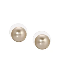 2028 Faux Cultivated Pearl Stud Earrings
