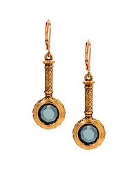 2028 Crystal Magnifier Shape Earrings
