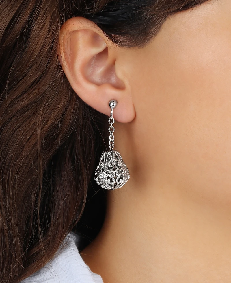 2028 Filigree Chain Drop Earrings