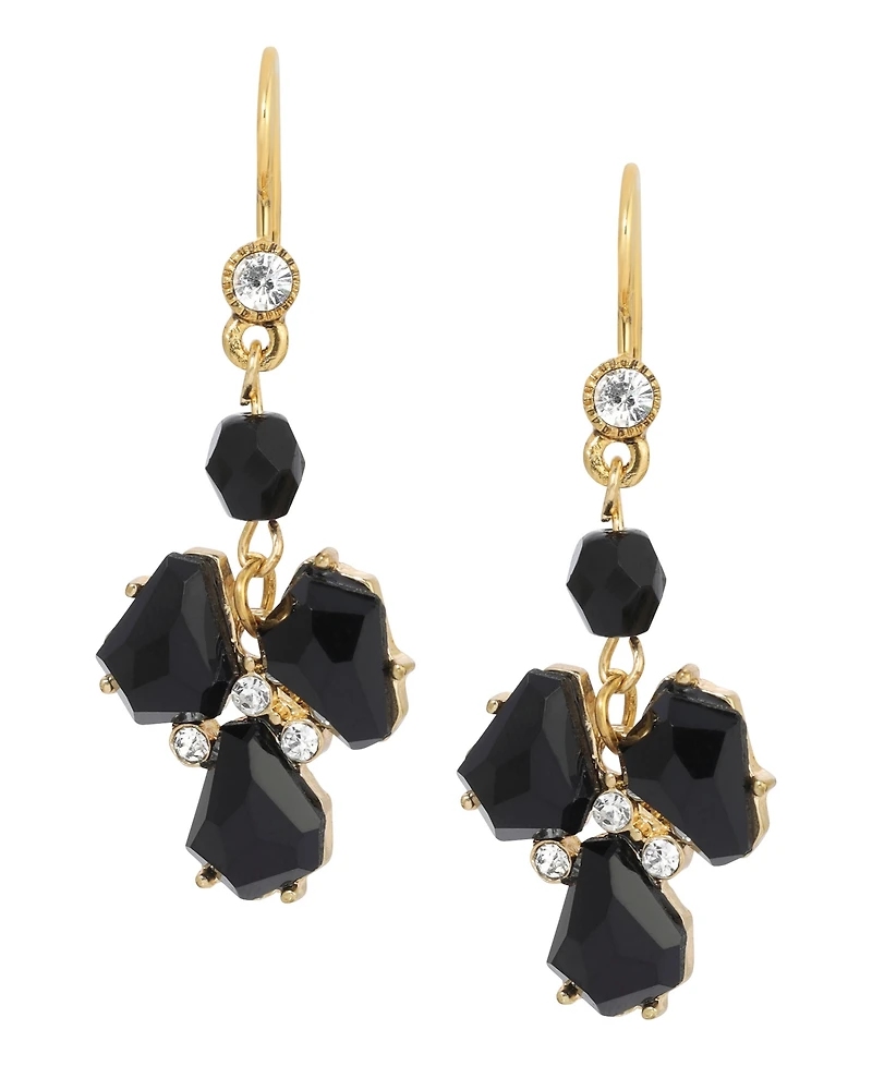 2028 Epoxy Multi Shape Stone Drop Earrings