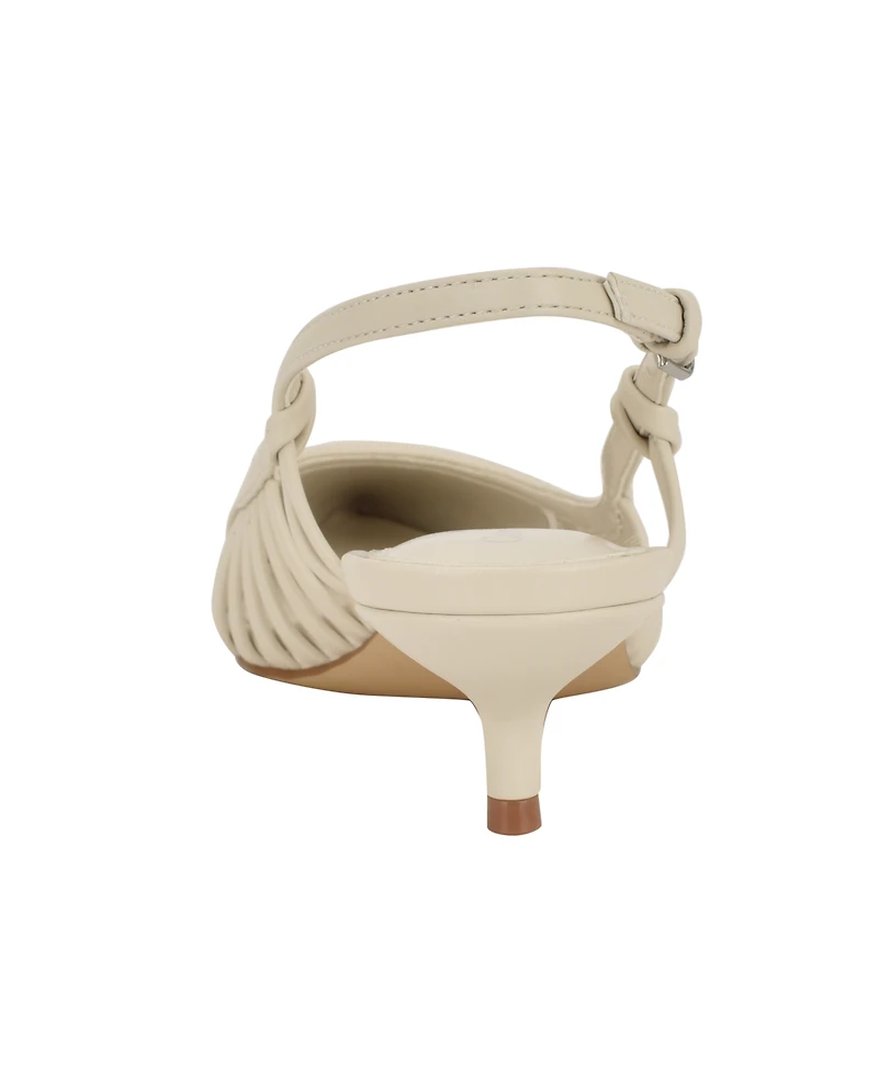 Calvin Klein Women's Movella Kitten Heel Slingback Pumps