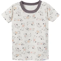 Gerber Baby Girls Top and Shorts Pajama Sets, 4-Piece, Ballet Slippers