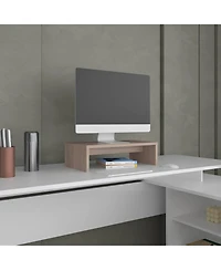 Elim Desk with 1 Shelf, Black