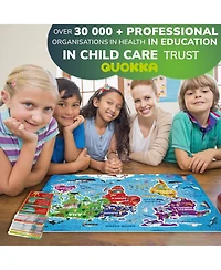 Quokka 150 Pcs Jigsaw Puzzles for Kids Ages 8-10 - 400+ Facts on 50 Flashcards