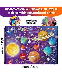 Quokka 150 Pcs Jigsaw Puzzles for Kids Ages 8-10 - 400+ Facts on 50 Flashcards