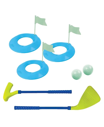 Glow In The Dark Jumbo Snow Golf Kit, Outdoor Snow Golf Game Set for Fun Winter Activity