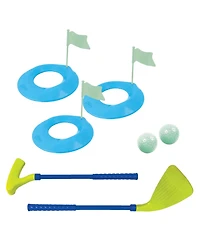 Glow In The Dark Jumbo Snow Golf Kit, Outdoor Snow Golf Game Set for Fun Winter Activity