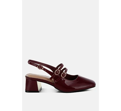Cananga Block Heel Slingback Sandals Women
