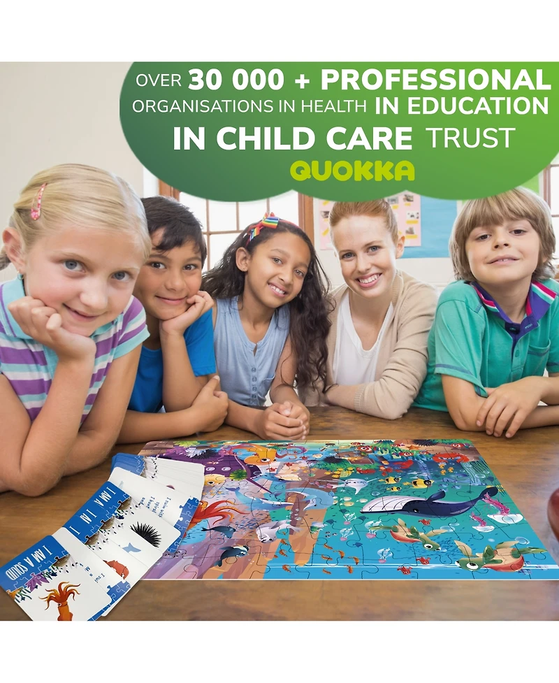 Quokka 70 Pieces Search & Find Riddle Kids Puzzles 4-6 Years Old