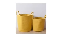 Large Decorative Cotton Rope Basket – Soft Woven Storage Bin for Nursery, Bedroom, or Laundry Room