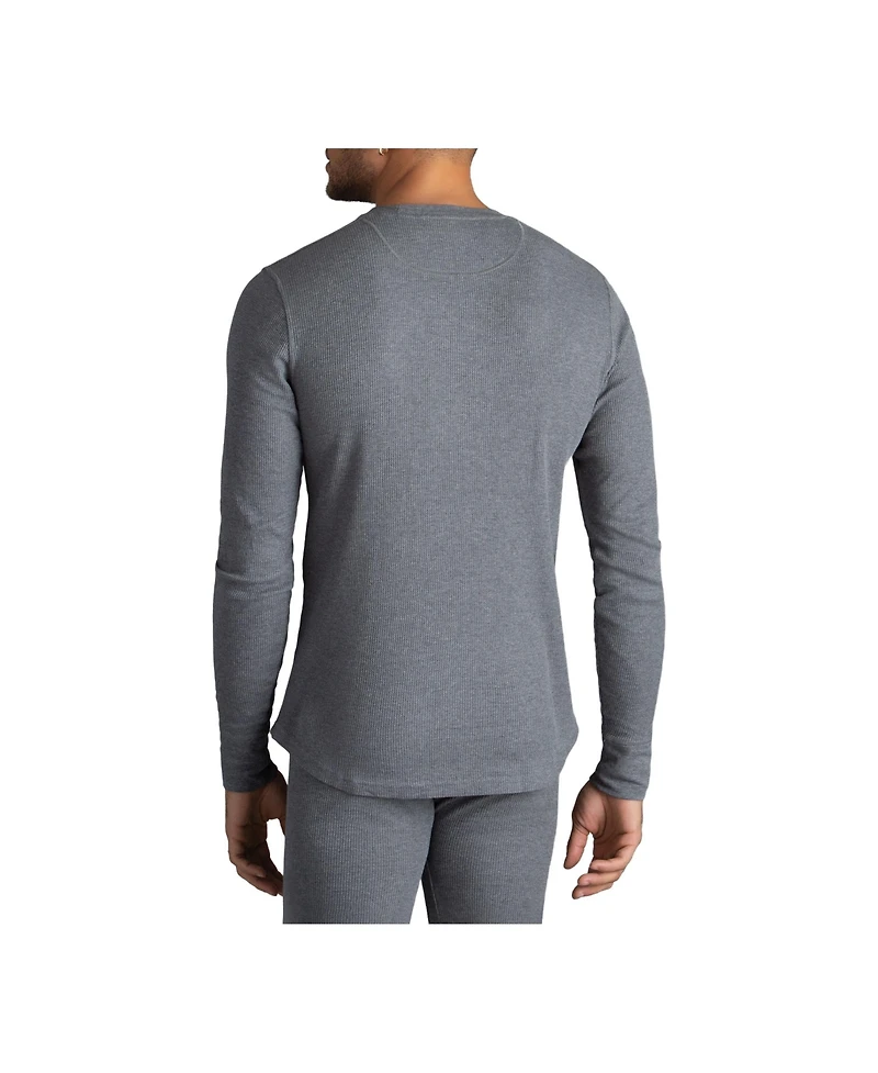 Watson'S Men's Waffle Long Sleeve Thermal Crew