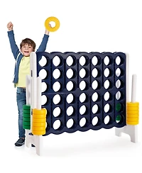 Sugift 4-to-Score 4 in A Row Giant Game Set for Kids Adults Family Fun