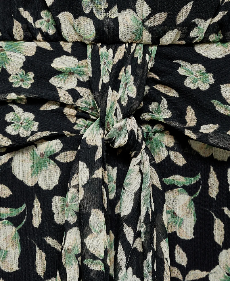Mango Women's Floral Chiffon Dress