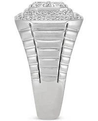 Grown With Love Men's Lab Diamond Halo Octagon Cluster Ring (2 ct. t.w.) 10k White Gold