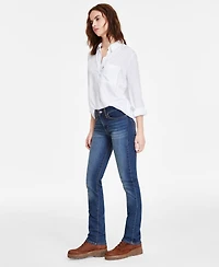 Levi's 314 Shaping Slimming Straight Leg Mid Rise Jeans