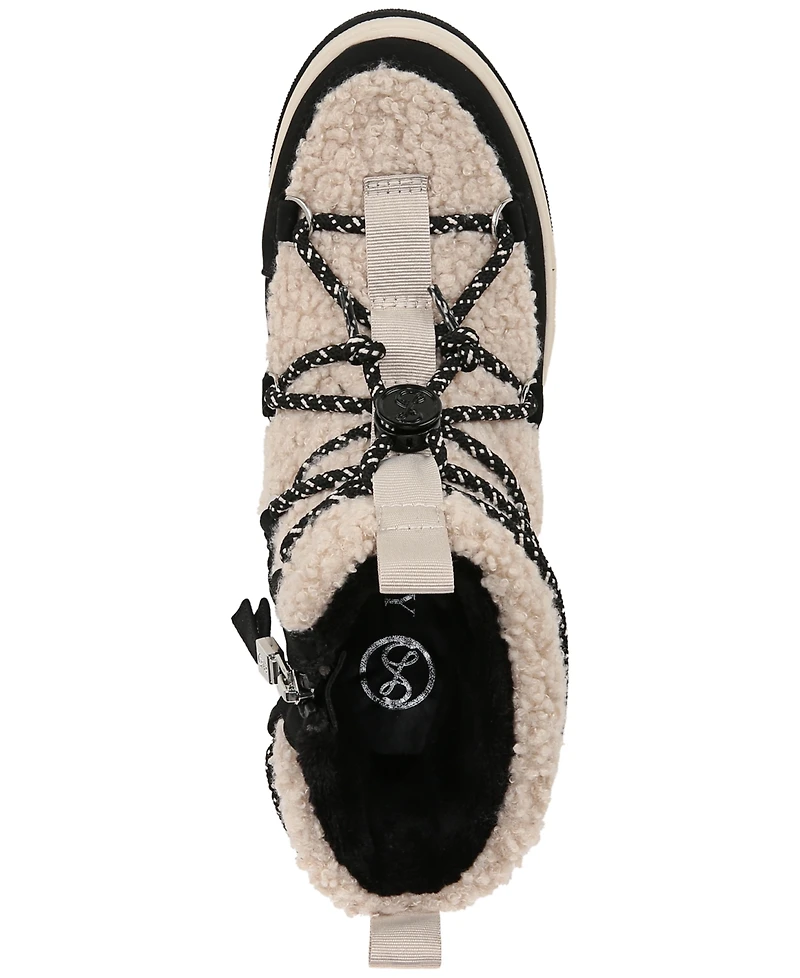 Sam and Libby Women's Carlie Cold Weather Cozy Lace Up Boots