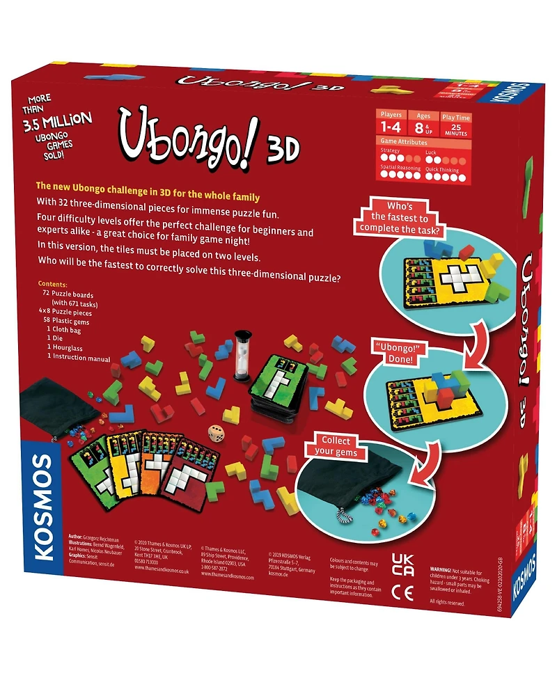 Thames & Kosmos Ubongo 3D Puzzle Game