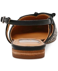 Dv Dolce Vita Women's Carsen Bow Pointed-Toe Slingback Flats