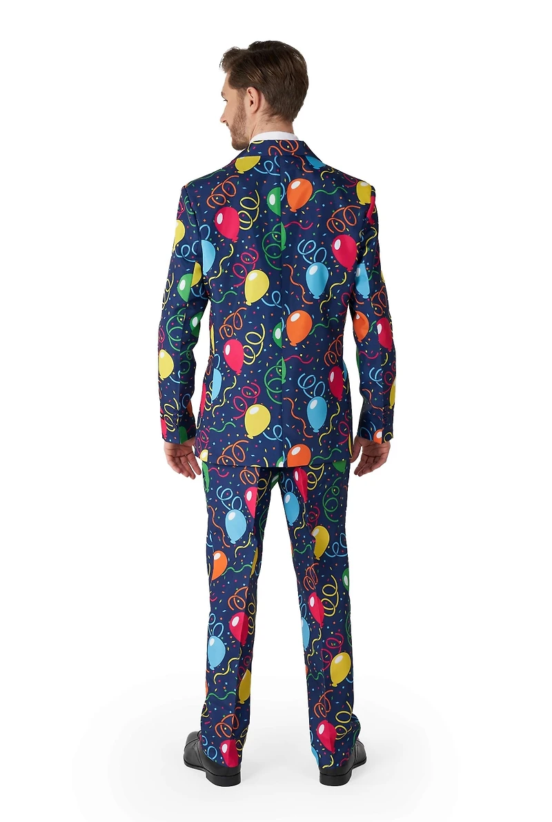 Suitmeister Men's Party Costume - Funny Balloons And Confetti Suit