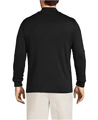 Lands' End Big & Tall Cotton Supima Mock Turtleneck