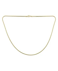 Bling Jewelry Thin Strong Simple Serpentine Chain Necklace Silver Tone Yellow Gold Plated Stainless Steel
