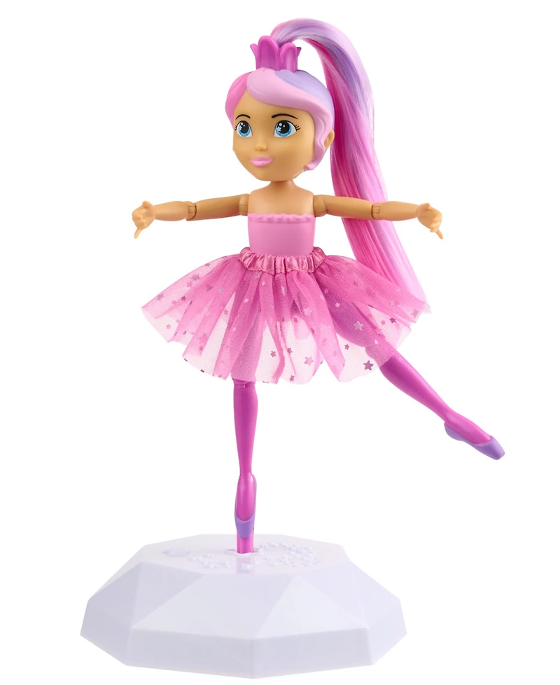 Dancing Doll 9" Twirl Along With Magical Wand & Light Up Platform