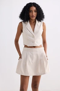 Reistor Women's Cotton Tweed Skort