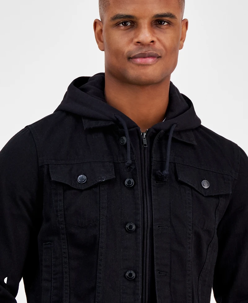 Sun + Stone Men's Dillon Trucker Jacket, Created for Macy's