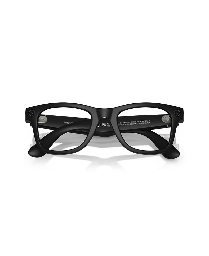 Ray-Ban Unisex Ai Meta Gen1 Wayfarer Photocromic Glasses, RW4006