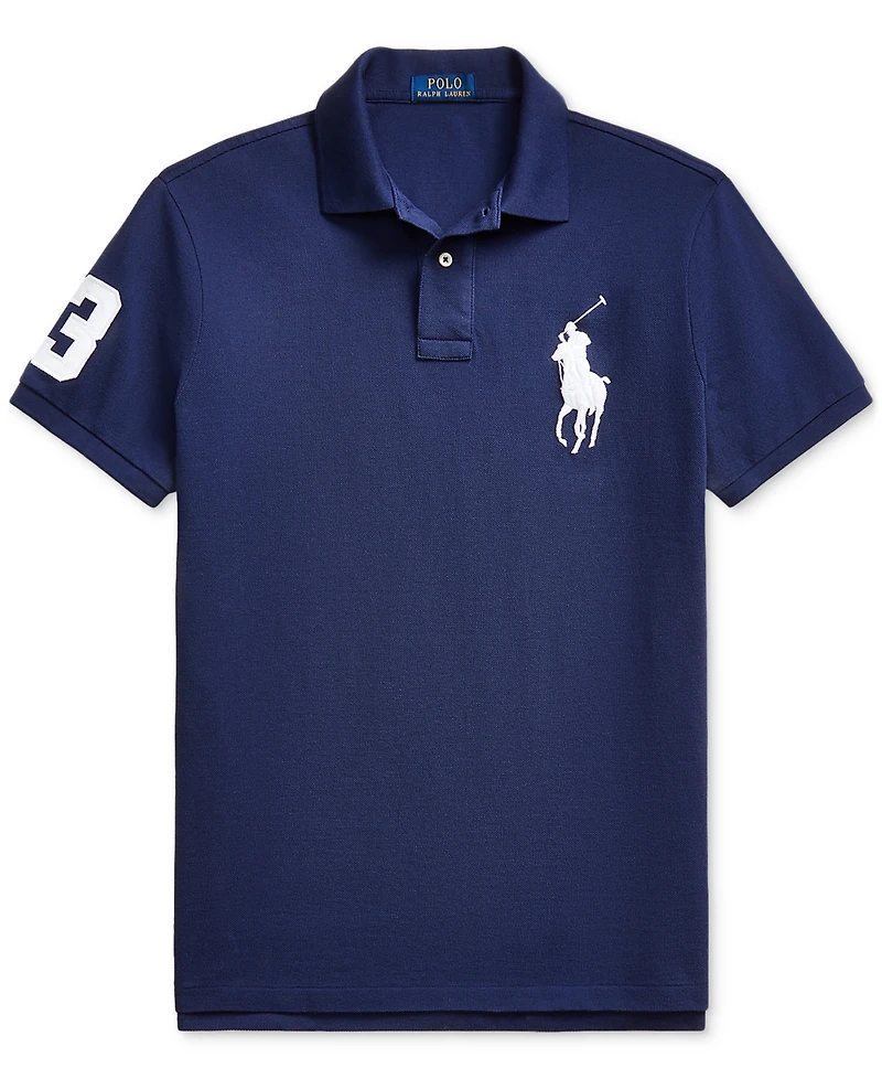 Polo Ralph Lauren Men's Big Pony Custom Slim Fit Mesh