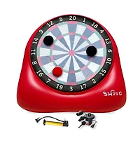 Giant Kick Darts (Over 6 ft. Tall) with Over 15 Games Included - Giant Inflatable Outdoor Dartboard with Soccer Balls