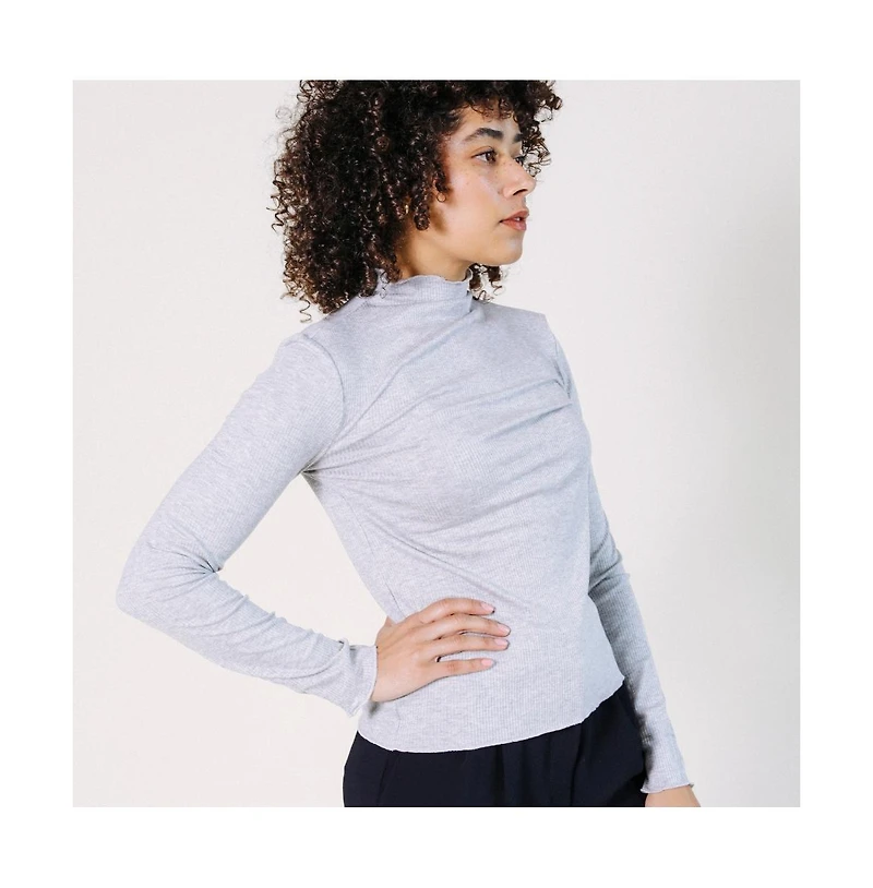 Poplinen Plus Norma Modal Ribbed Turtleneck