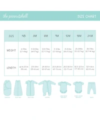 The Peanutshell Baby Girls Layette Gift Set Girls, Safari Rainbow, 23 Essential Pieces, Pink