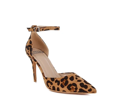 Ushra Microfiber Stiletto Sandals