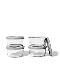 Dura Living 16-Piece 1 Cup Round Food Storage and Meal Prep Container Set