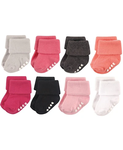 Hudson Baby Baby Girls Hudson 8Pk Cuff Socks