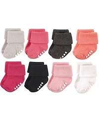 Hudson Baby Baby Girls Hudson 8Pk Cuff Socks