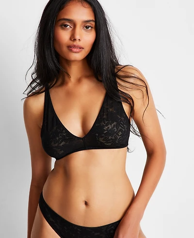State of Day Women's Mesh Lace Bralette, Exclusively at Macy's
