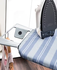 Seymour Home Products Adjustable Height, 4 Leg Ironing Board with Mesh Top and Iron Rest
