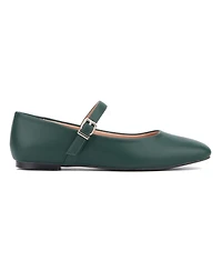 New York & Company Women's Page- Buckle Ballet Flats