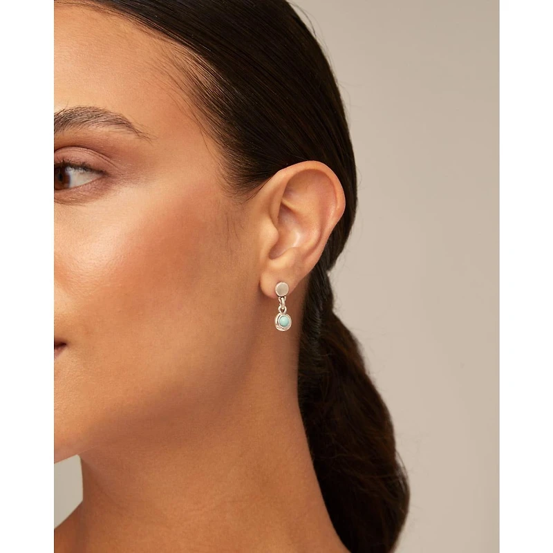 UNOde50 Metal Alloy Circular Stud Earrings