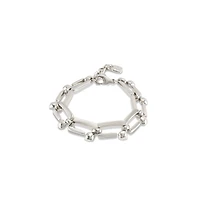 UNOde50 Sterling Silver-Plated Metal Alloy Medium Size Links Bracelet