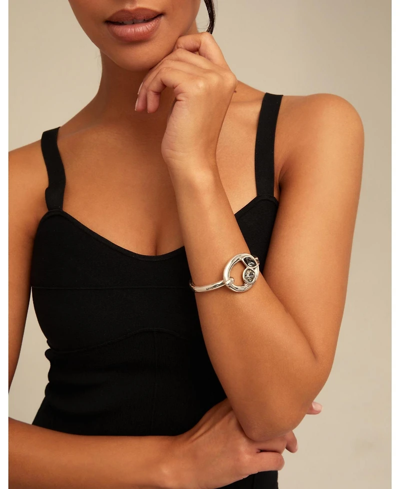 UNOde50 Sterling Silver Plated Metal Alloy Oval Bracelet