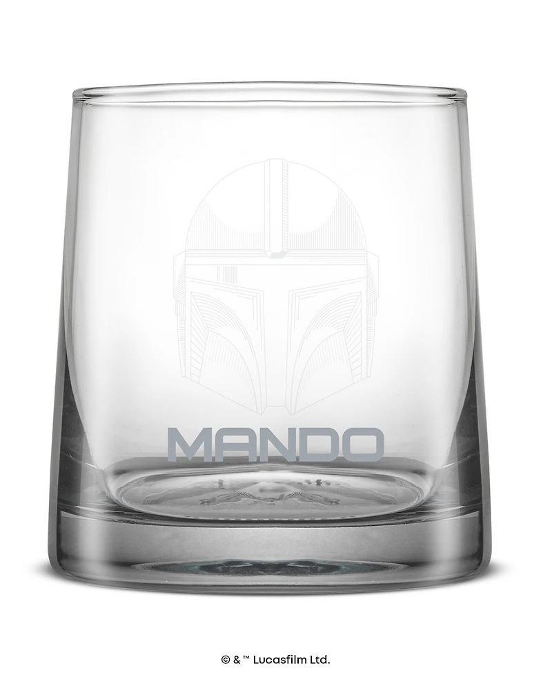JoyJolt Star Wars The Mandalorians Short Drinking Glasses, Set of 4