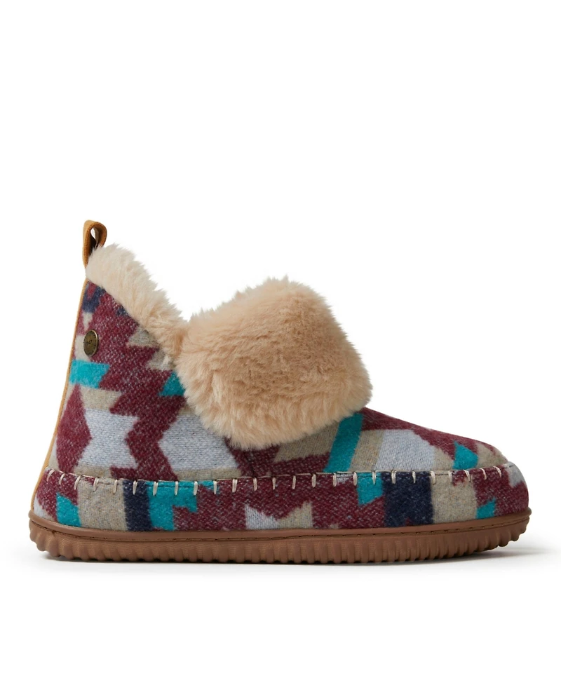 Alpine by Dearfoams Women's Moritz Bootie House Slipper