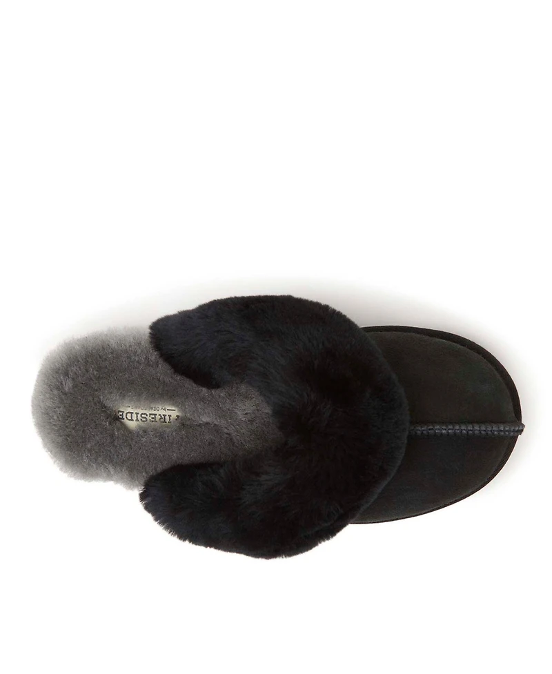 Fireside By Dearfoams Women's Sydney Genuine Shearling Scuff Slipper