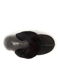 Fireside By Dearfoams Women's Sydney Genuine Shearling Scuff Slipper